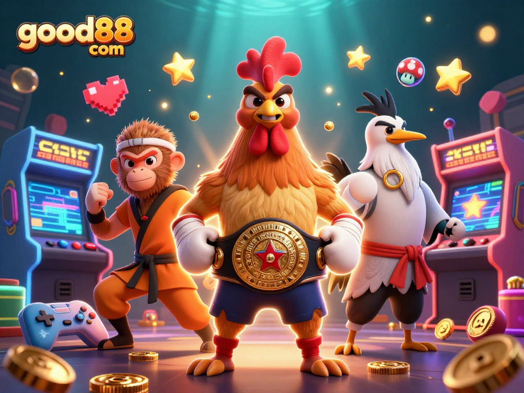 Engage in thrilling gaming at good88 com with vibrant characters and dynamic casino elements.