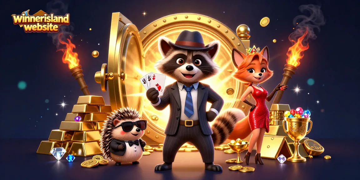 Experience thrilling gaming action on the winnerisland website featuring dynamic casino characters and treasures.